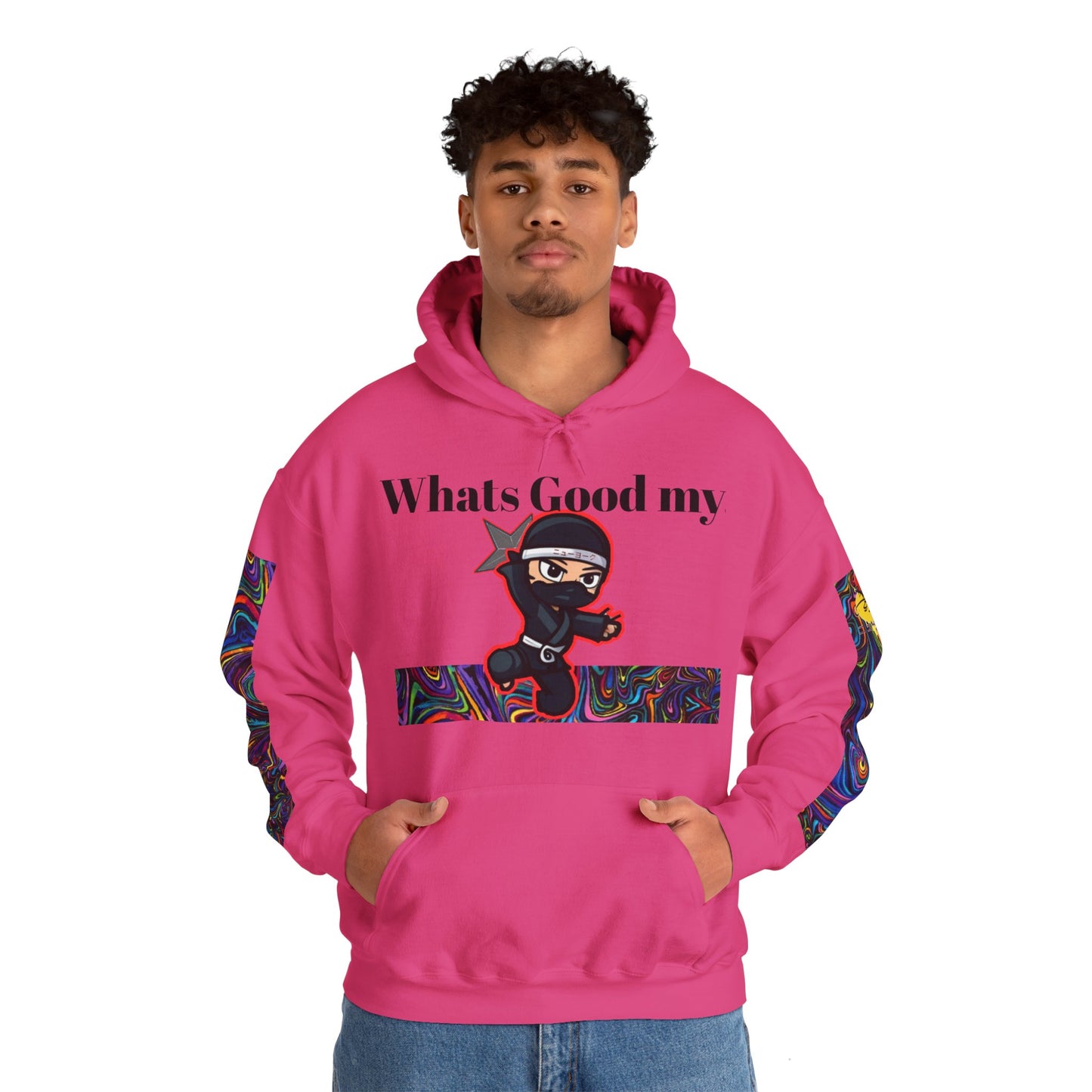 Whats Good MY Ninja!? Unisex Heavy Blend™ Hooded Sweatshirt