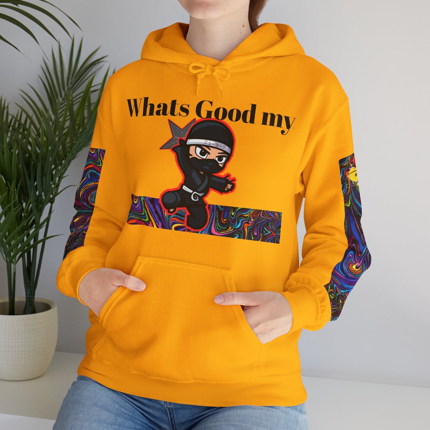 Whats Good MY Ninja!? Unisex Heavy Blend™ Hooded Sweatshirt