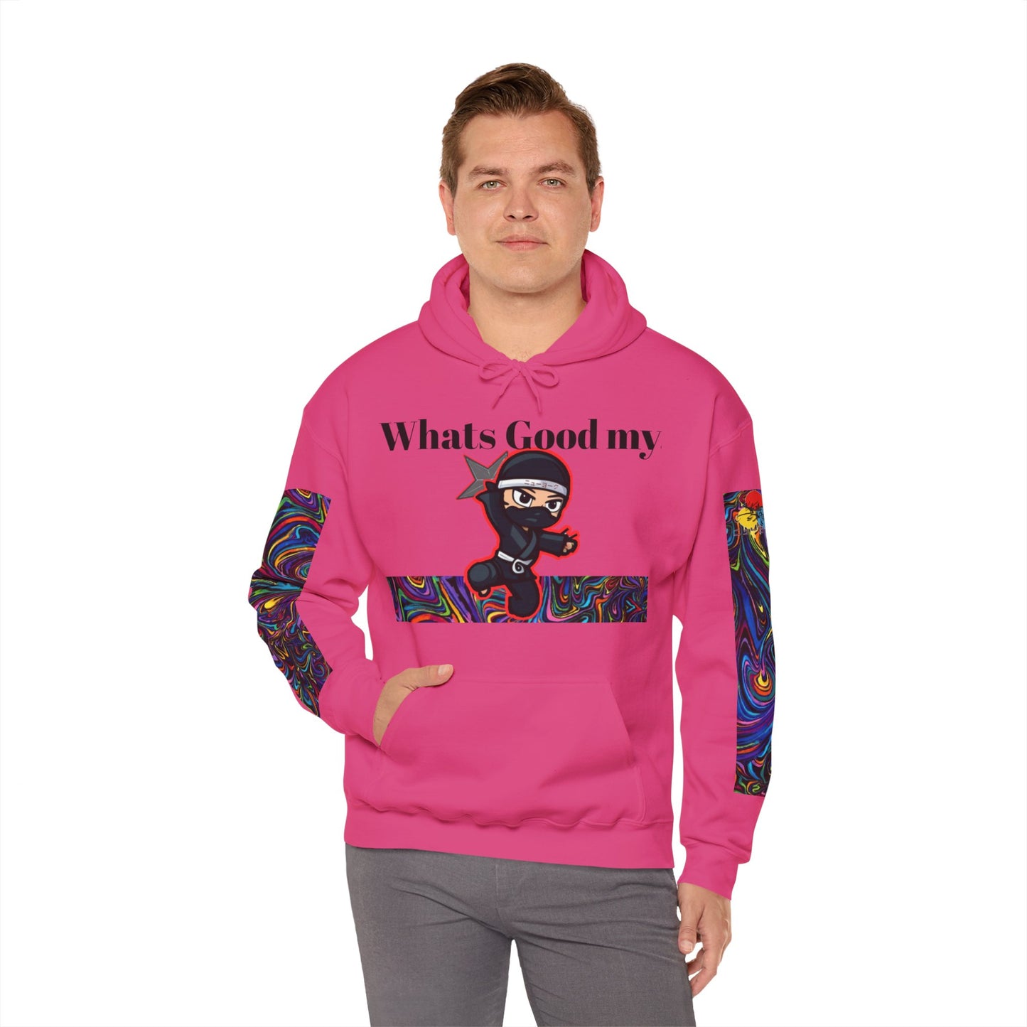 Whats Good MY Ninja!? Unisex Heavy Blend™ Hooded Sweatshirt