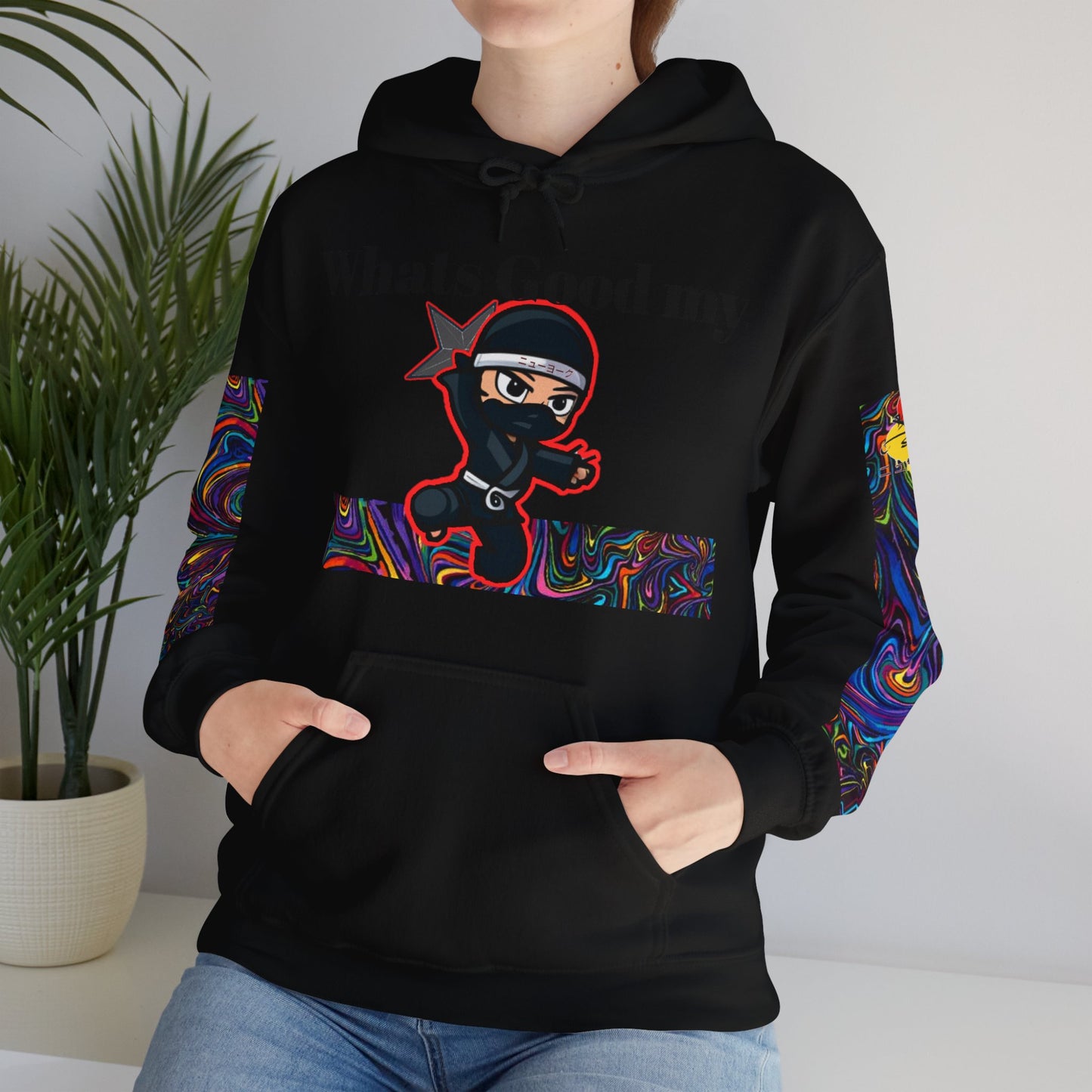 Whats Good MY Ninja!? Unisex Heavy Blend™ Hooded Sweatshirt