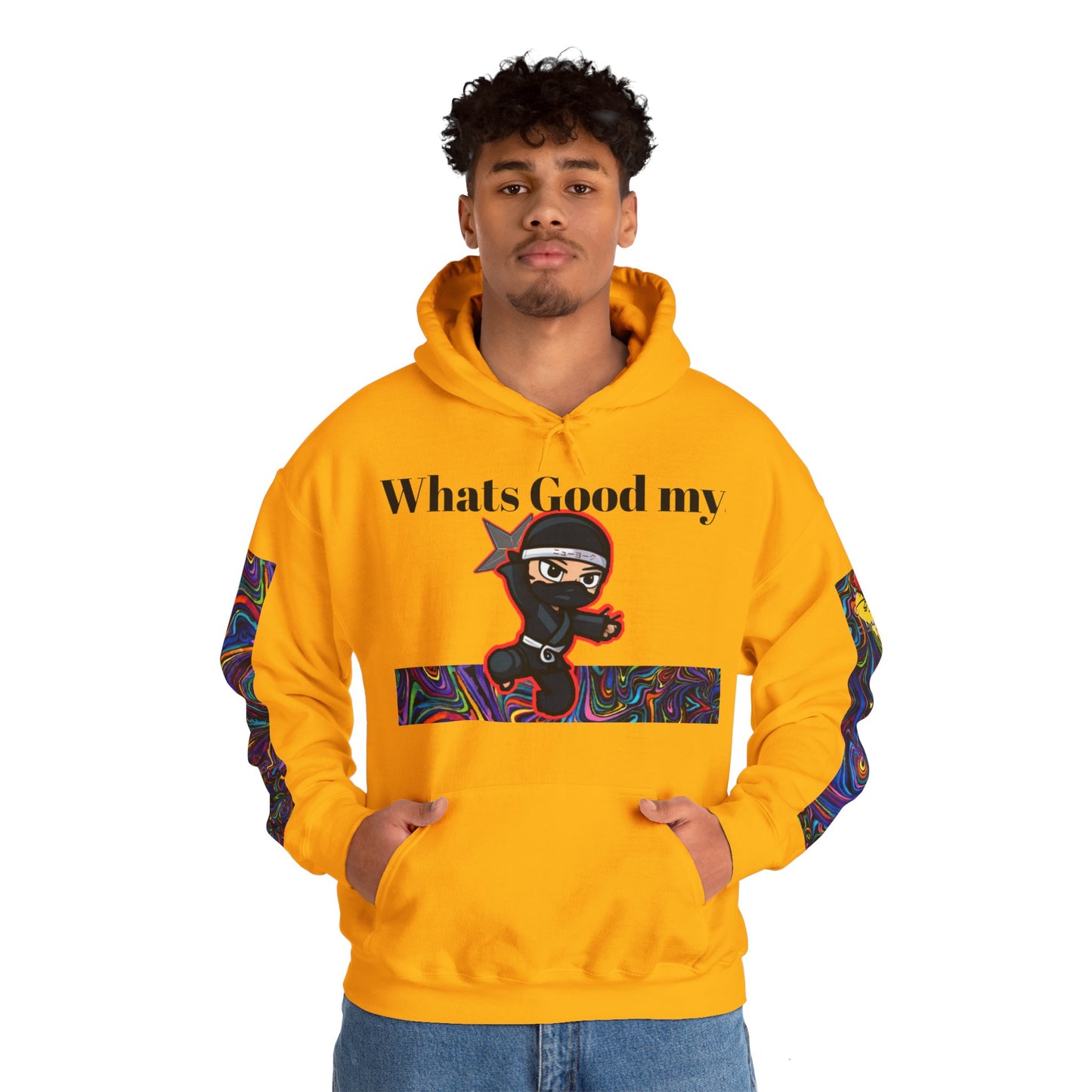 Whats Good MY Ninja!? Unisex Heavy Blend™ Hooded Sweatshirt