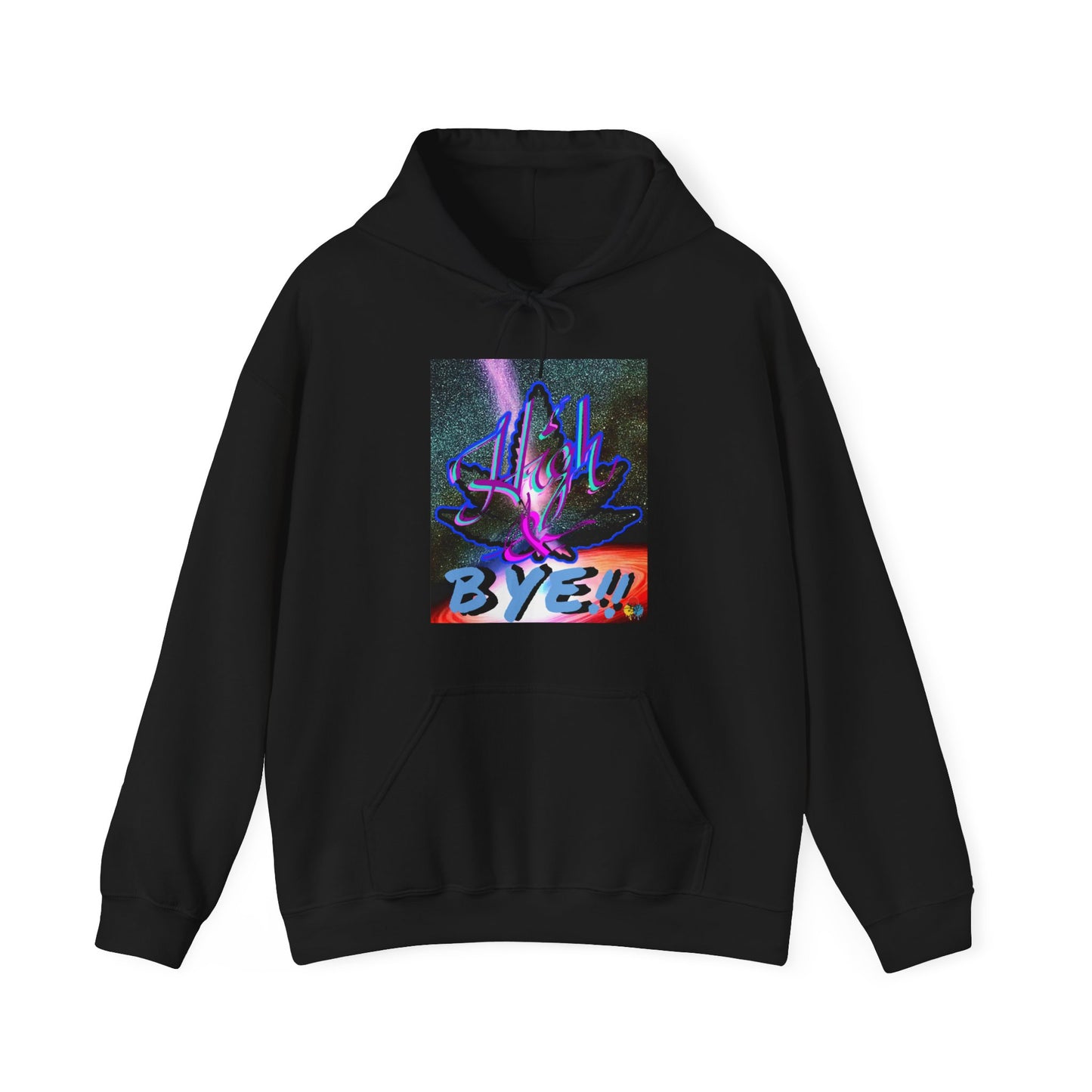 High and BYE! Unisex weed Hoodie