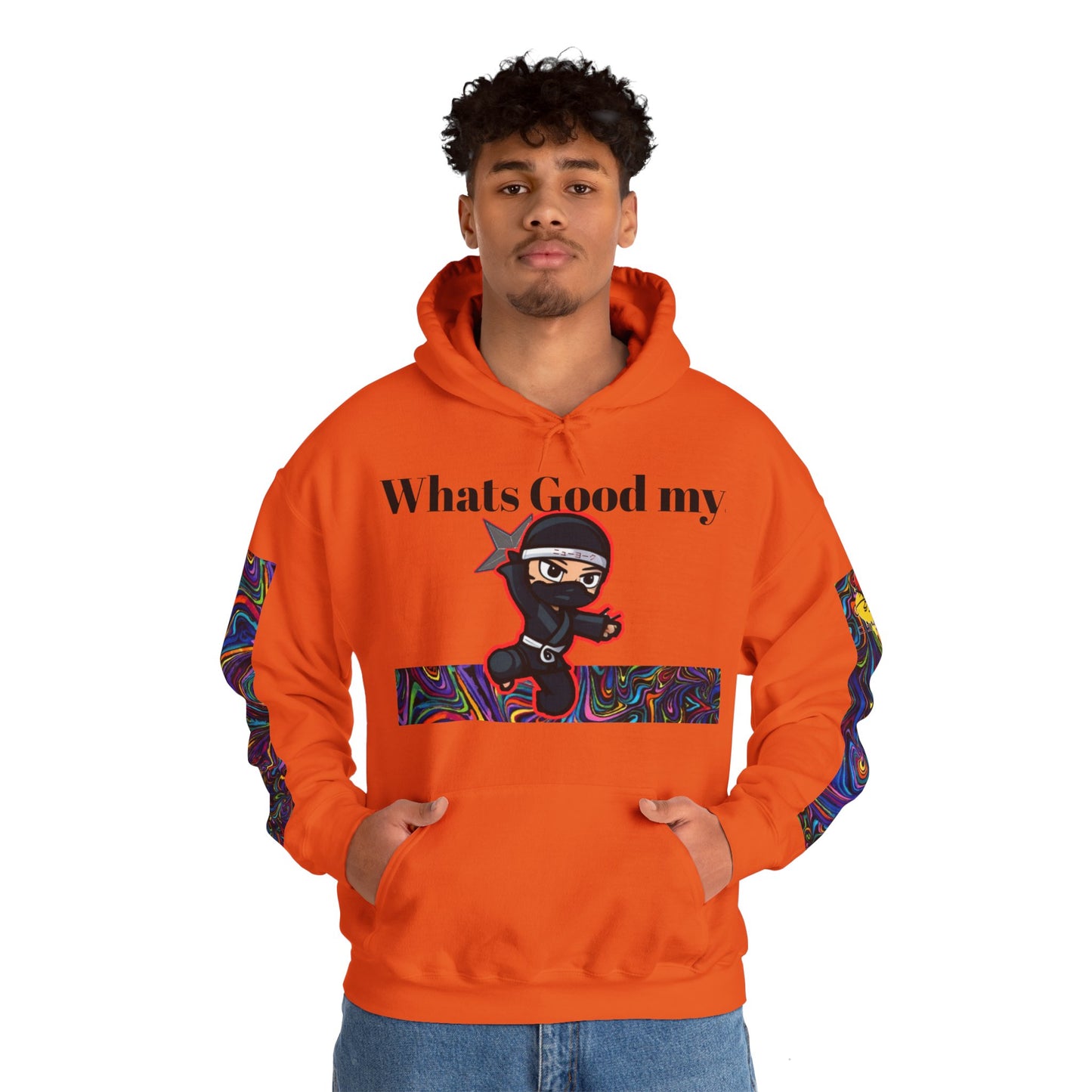 Whats Good MY Ninja!? Unisex Heavy Blend™ Hooded Sweatshirt