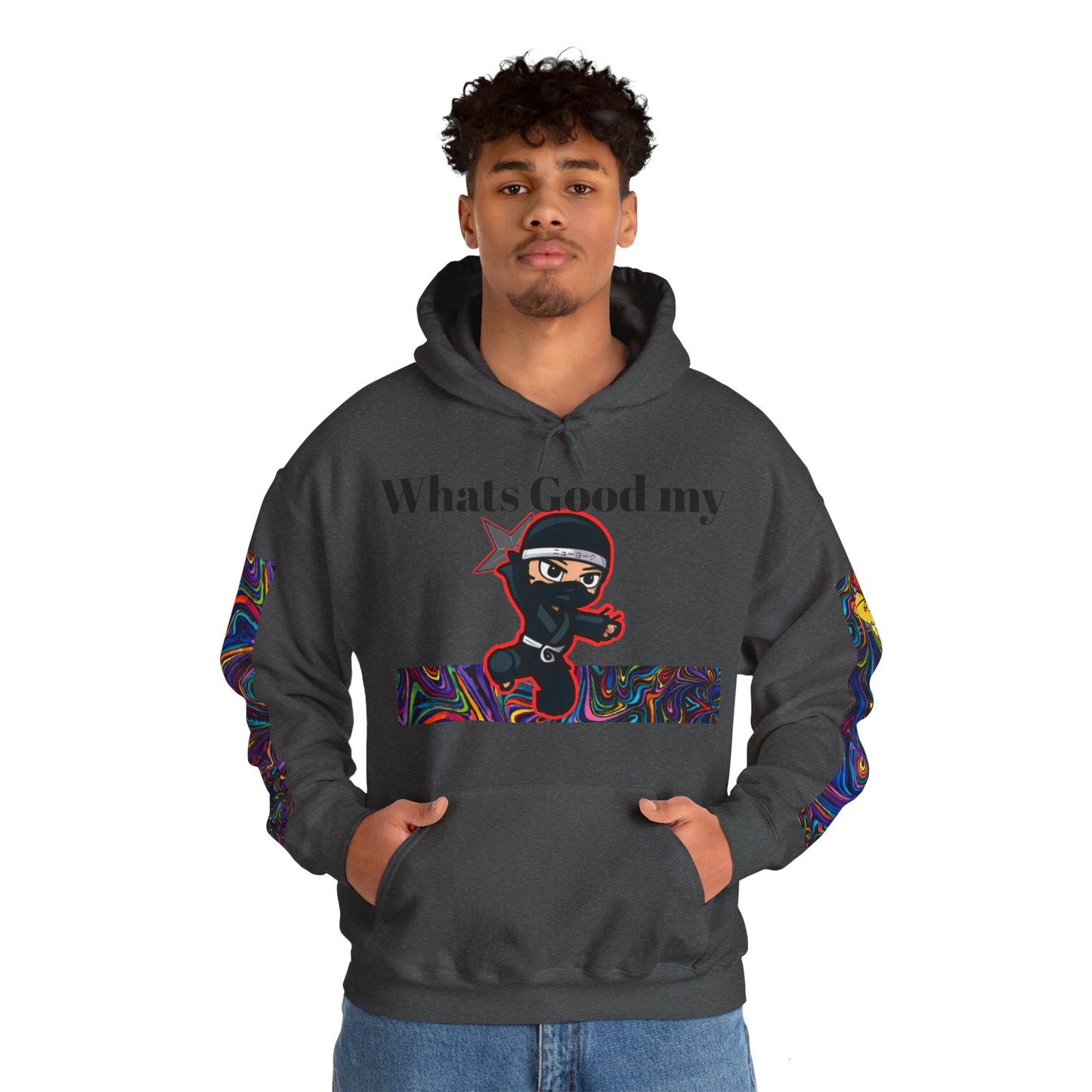 Whats Good MY Ninja!? Unisex Heavy Blend™ Hooded Sweatshirt