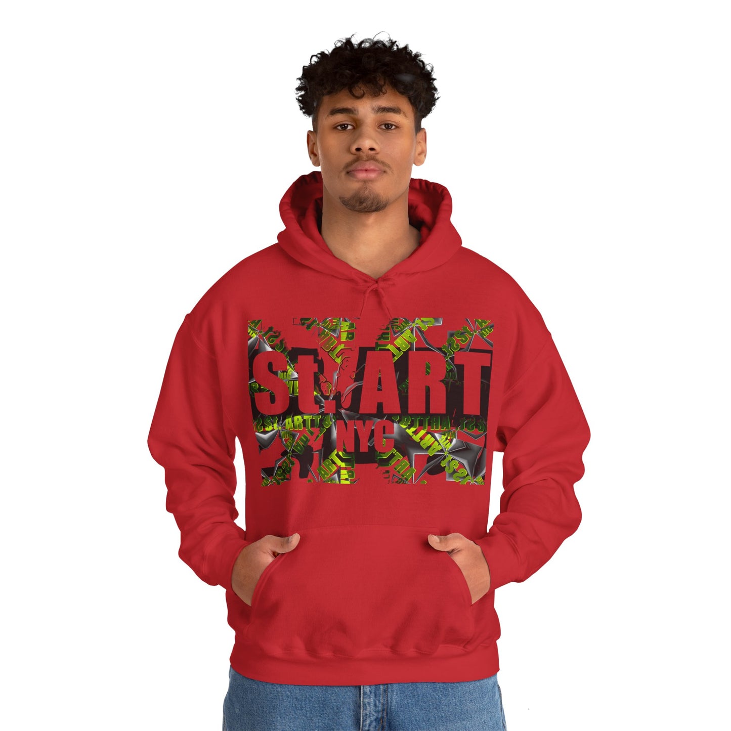 St. ART Reverse shaded graphic Hoodie