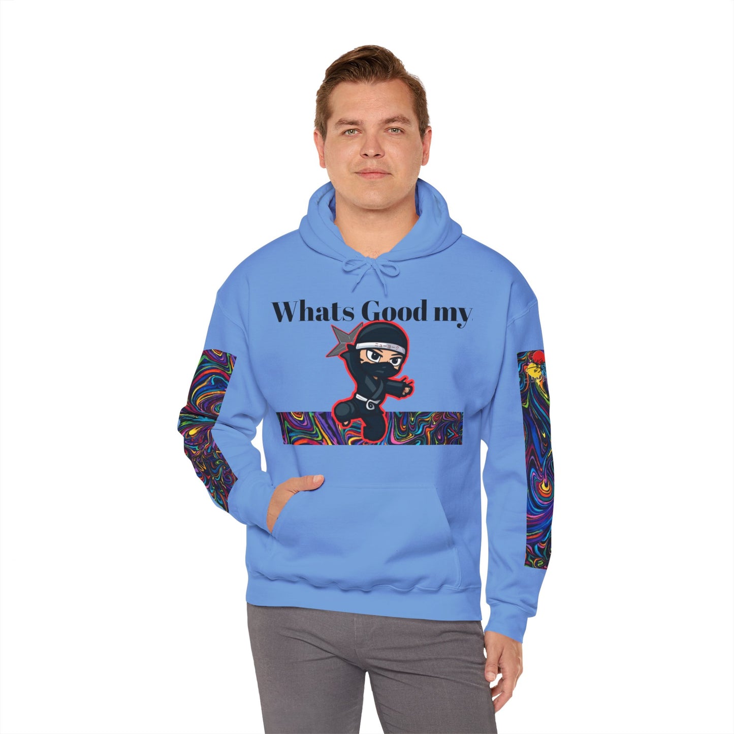 Whats Good MY Ninja!? Unisex Heavy Blend™ Hooded Sweatshirt