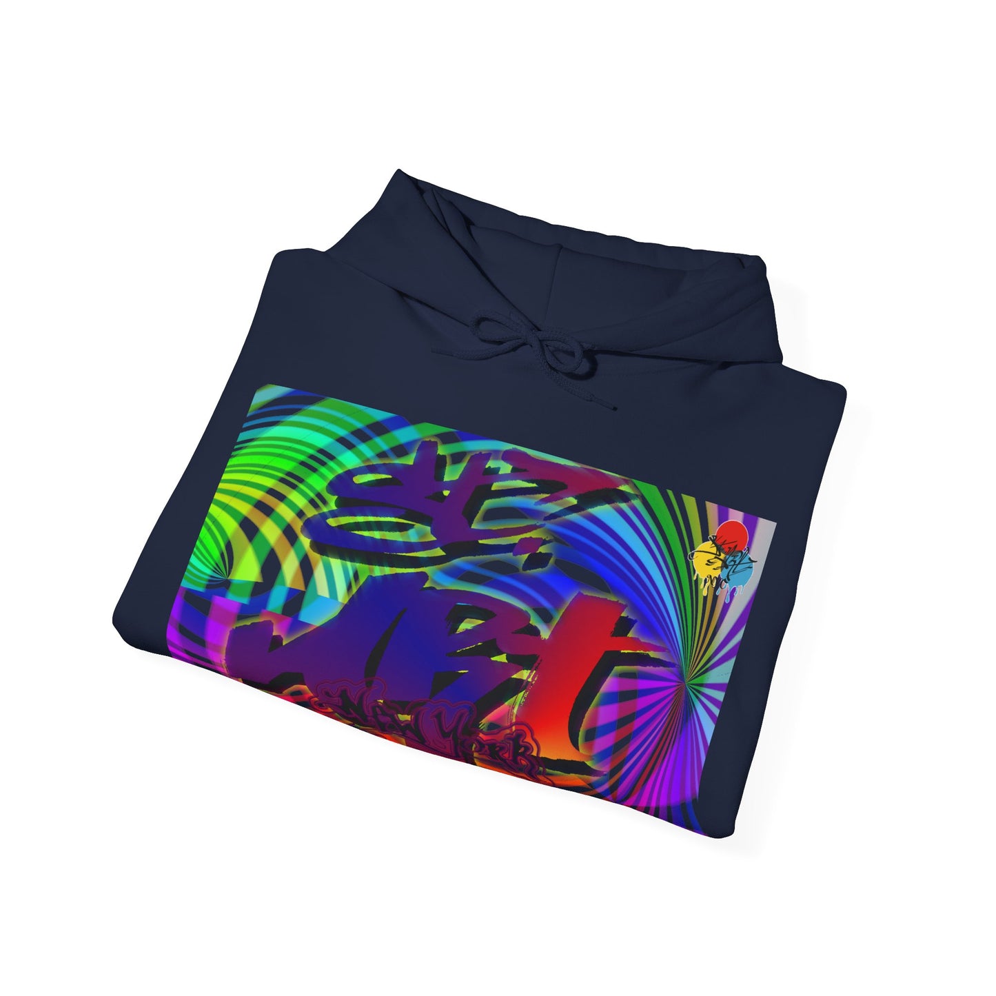 Street ART NYC - Graffiti Swirl Graphic Hoodie.
