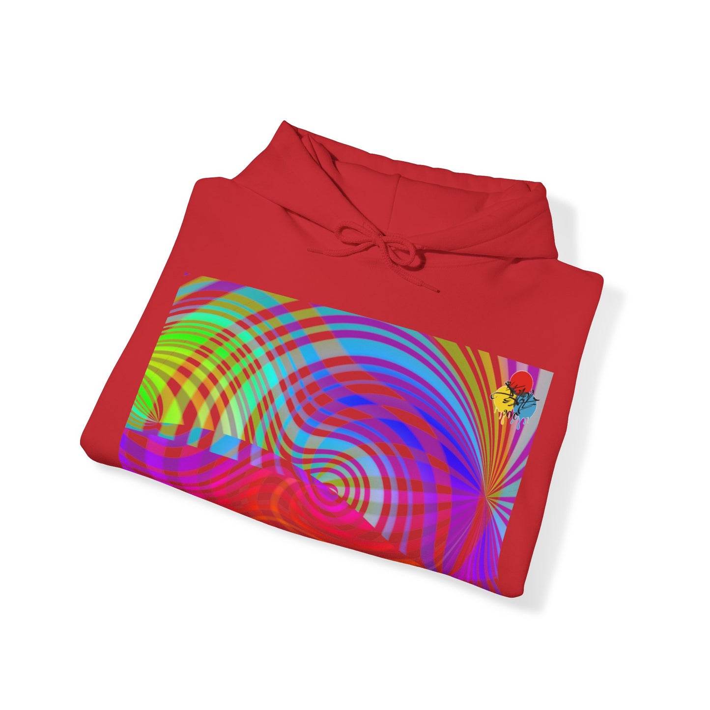 Colorfully Swirled Hoodie