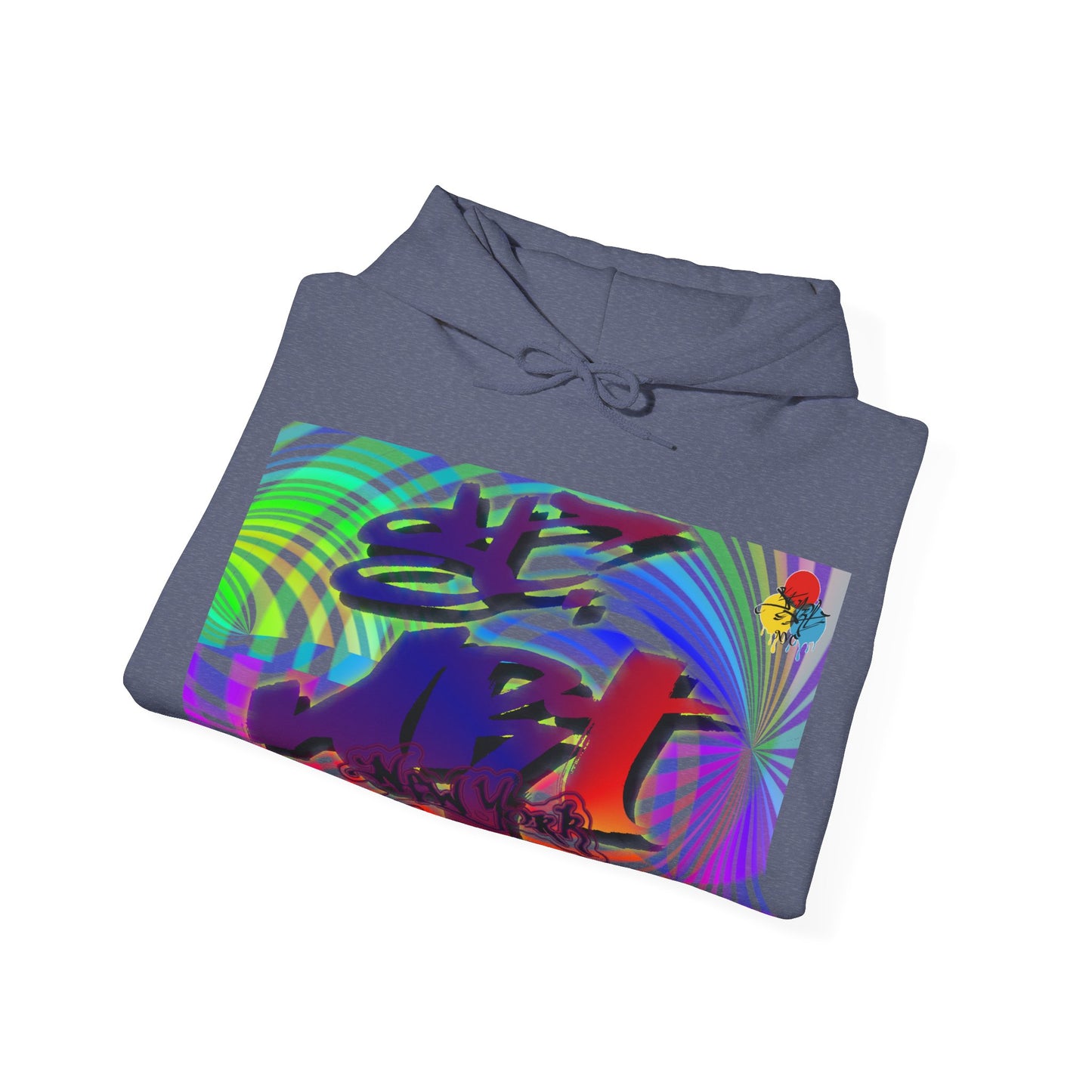 Street ART NYC - Graffiti Swirl Graphic Hoodie.