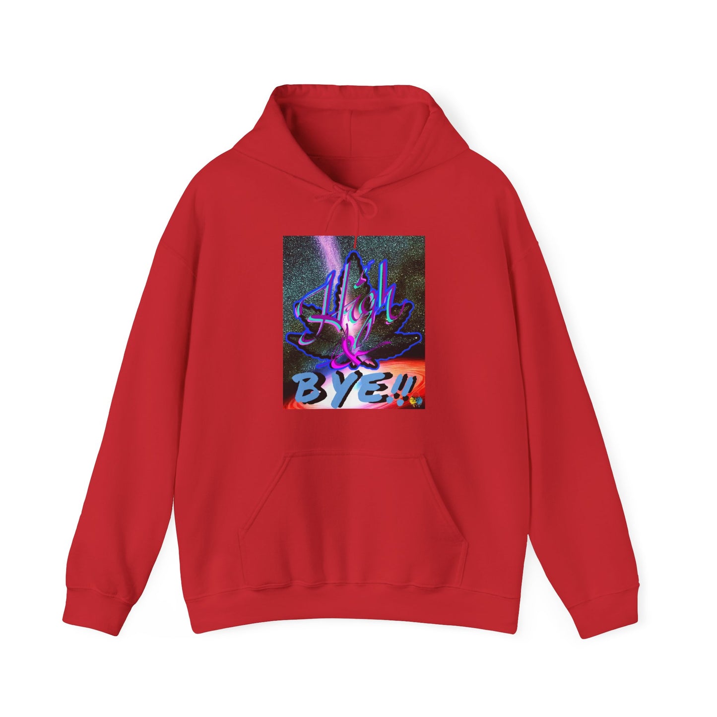 High and BYE! Unisex weed Hoodie