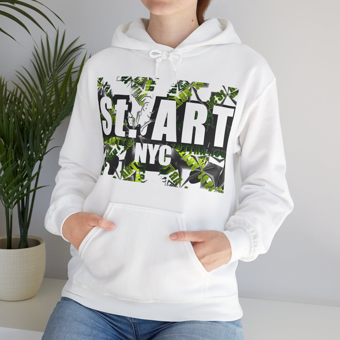 St. ART Reverse shaded graphic Hoodie