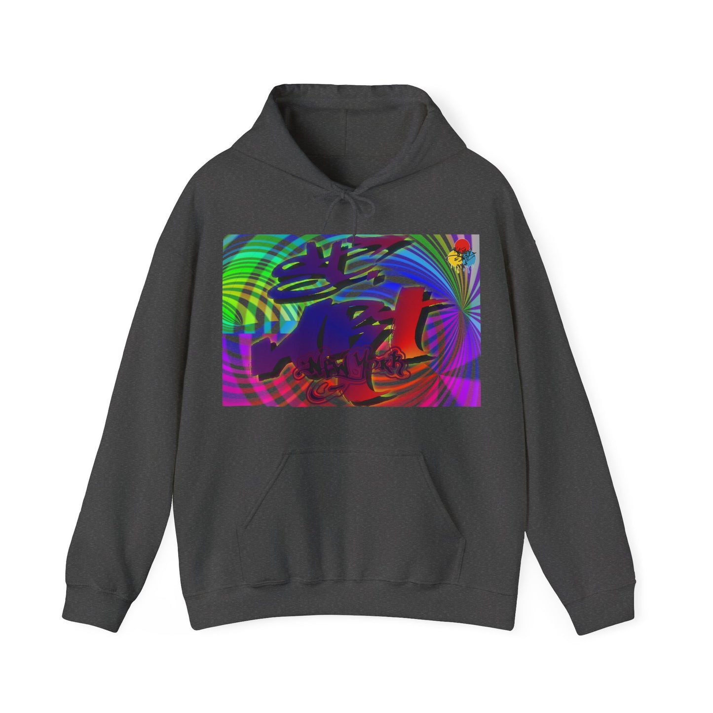 Street ART NYC - Graffiti Swirl Graphic Hoodie.