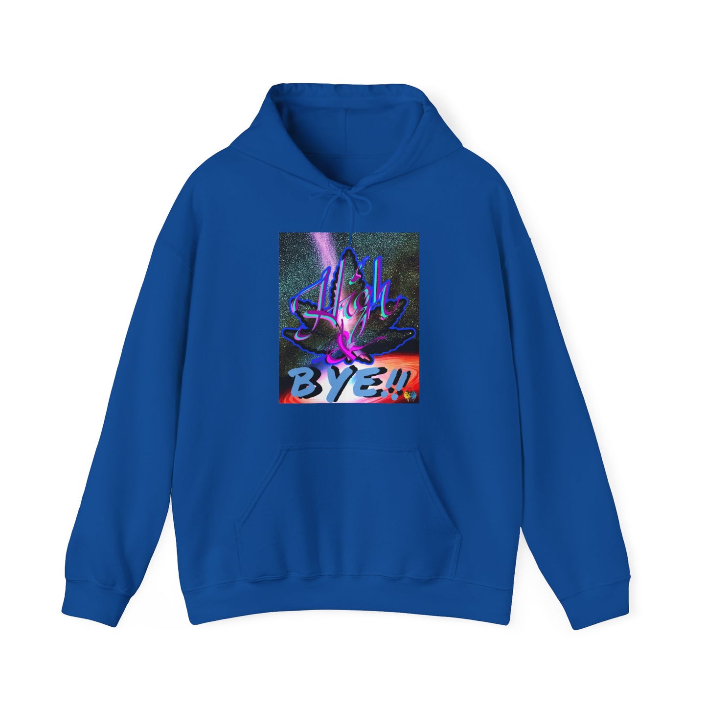 High and BYE! Unisex weed Hoodie
