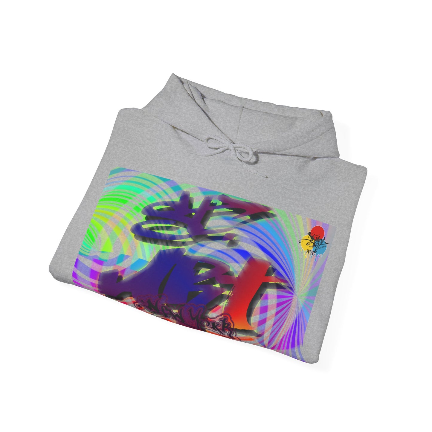 Street ART NYC - Graffiti Swirl Graphic Hoodie.