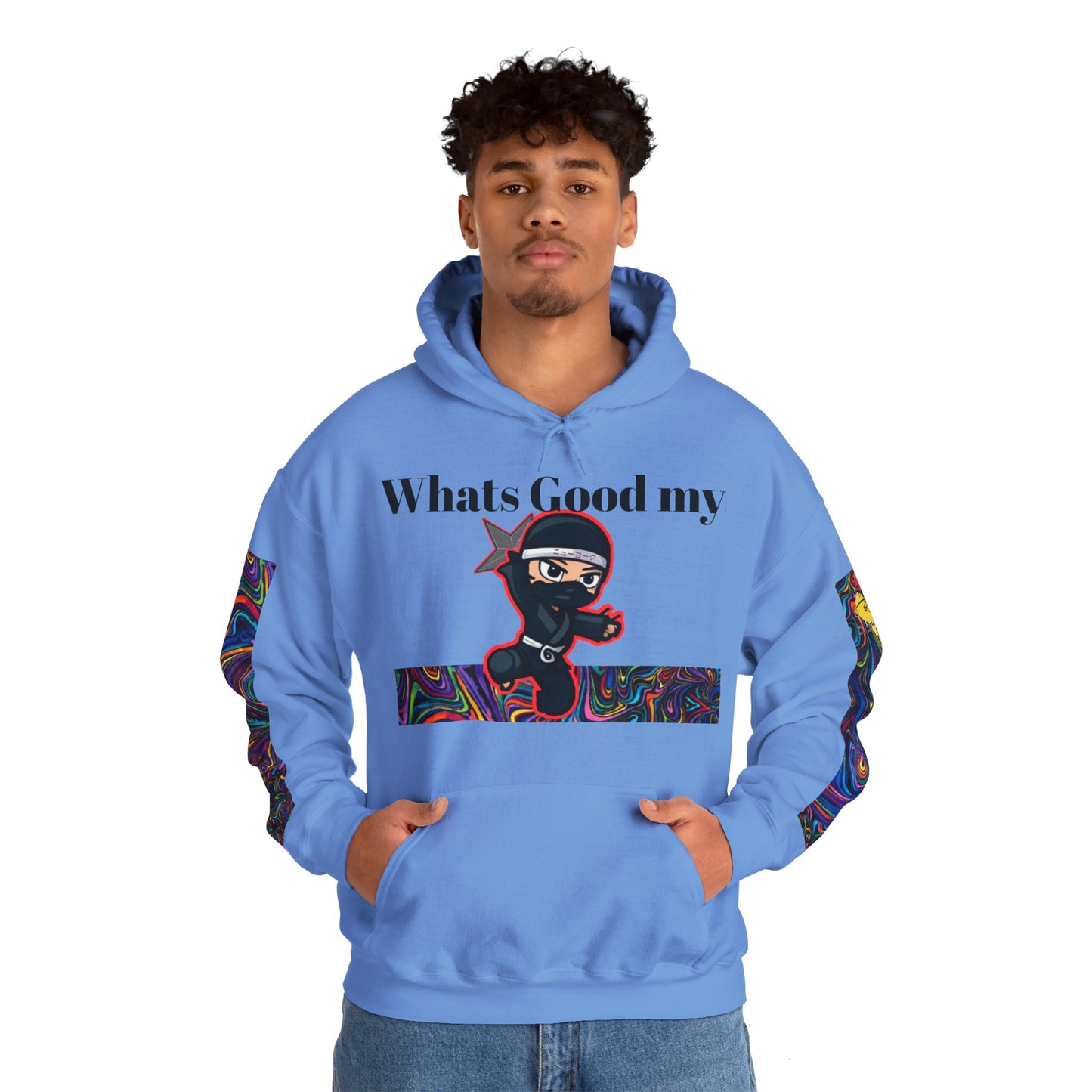 Whats Good MY Ninja!? Unisex Heavy Blend™ Hooded Sweatshirt