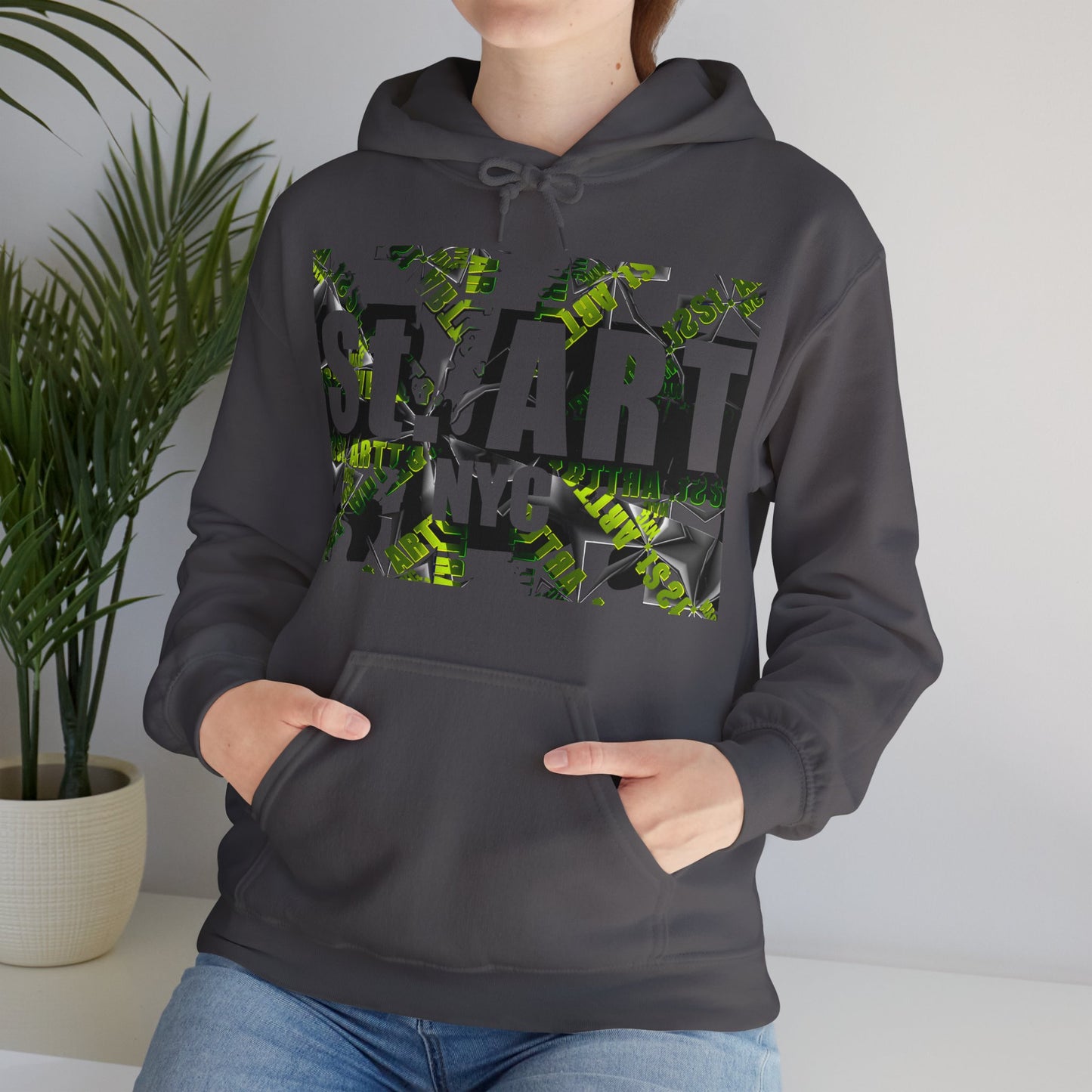 St. ART Reverse shaded graphic Hoodie