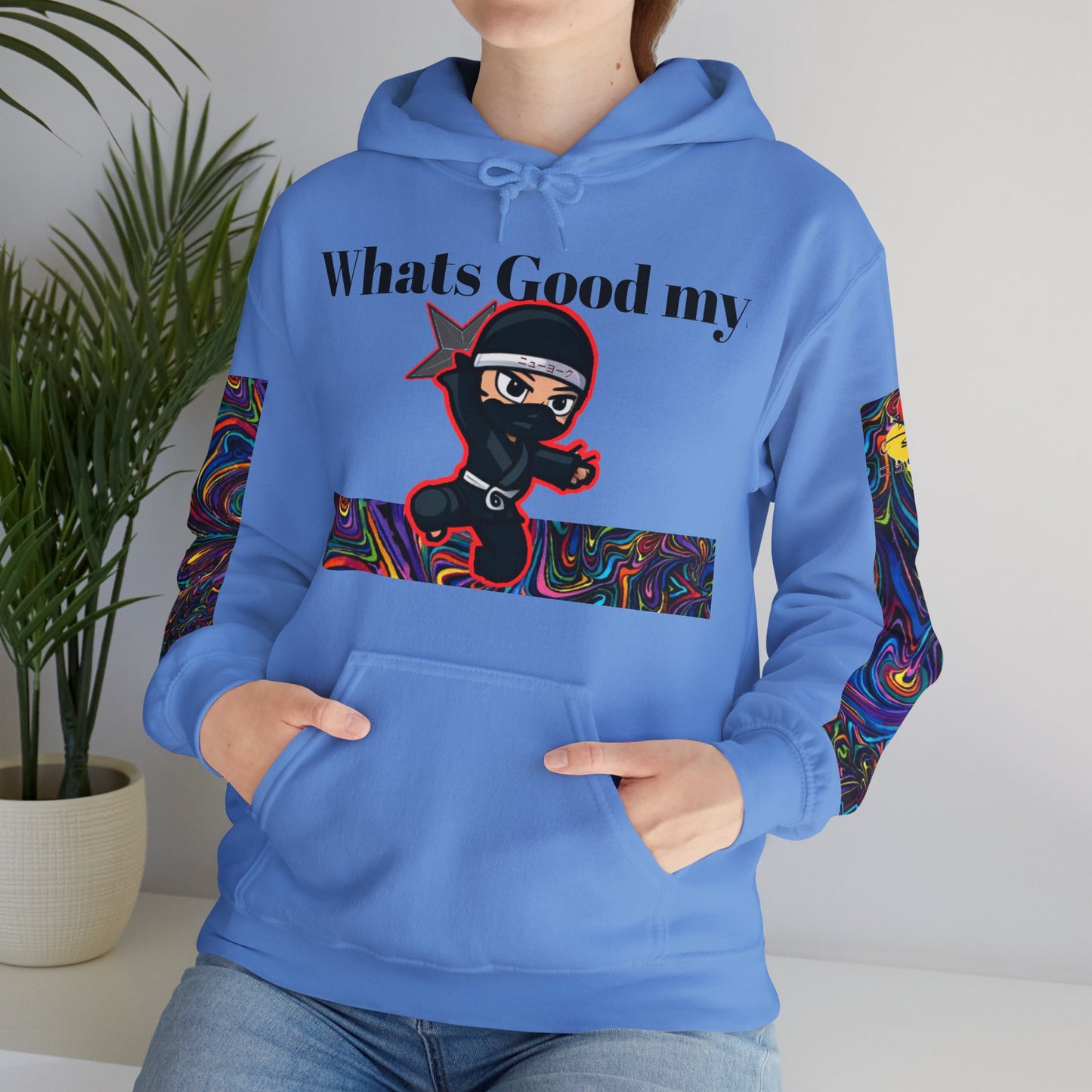 Whats Good MY Ninja!? Unisex Heavy Blend™ Hooded Sweatshirt