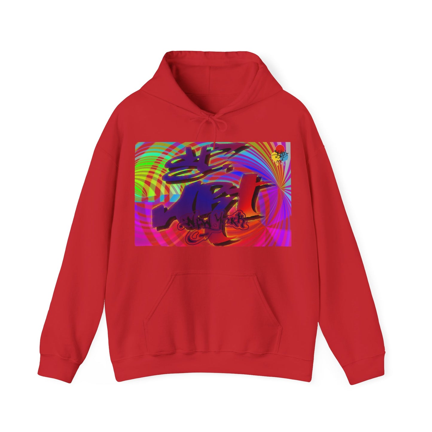 Street ART NYC - Graffiti Swirl Graphic Hoodie.