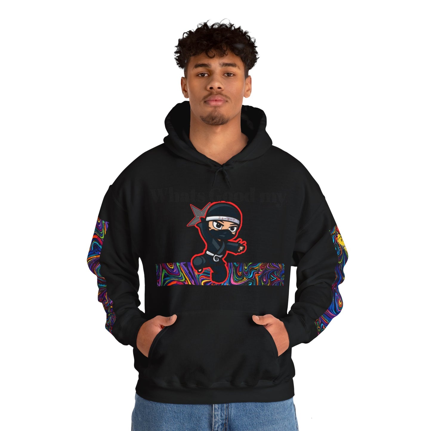Whats Good MY Ninja!? Unisex Heavy Blend™ Hooded Sweatshirt