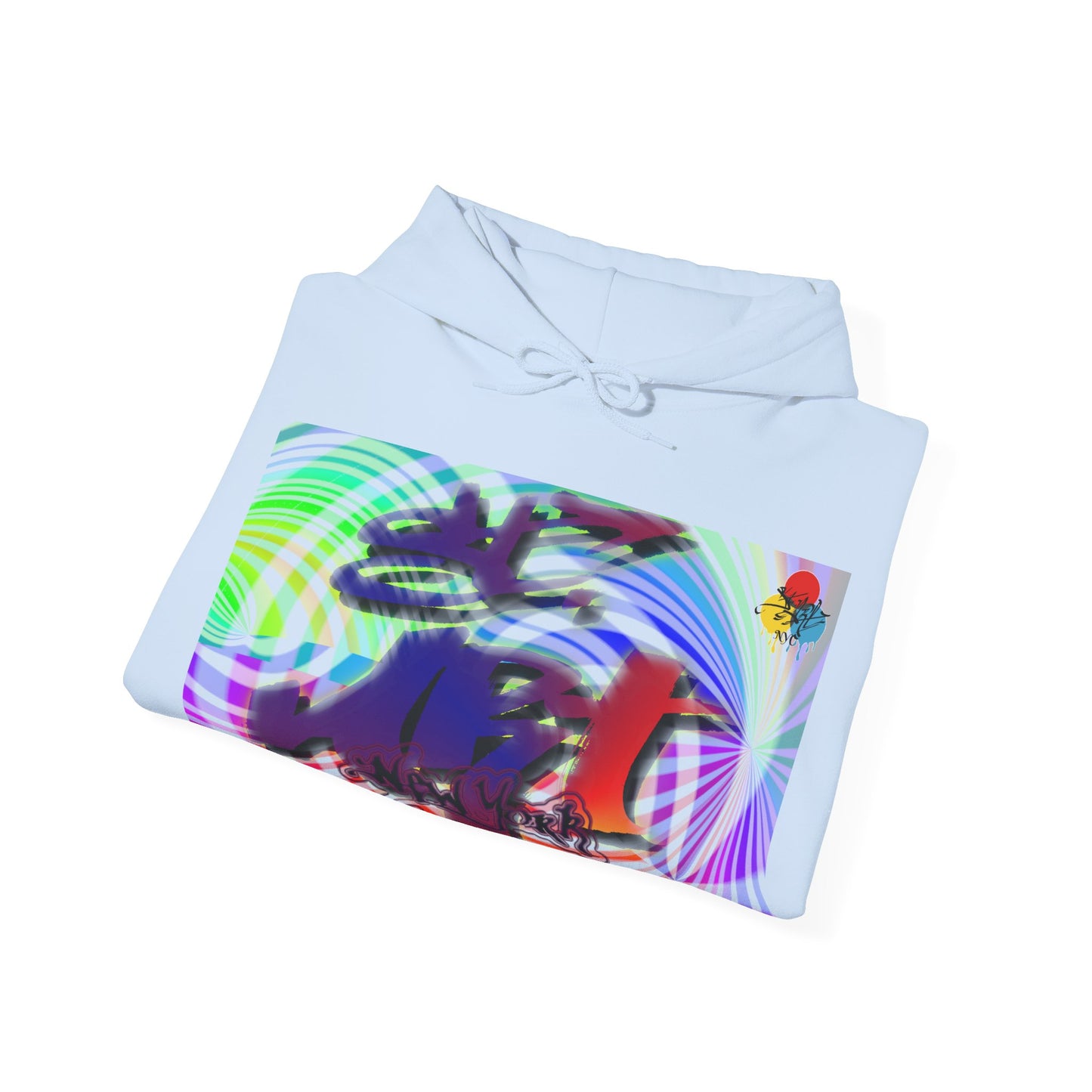 Street ART NYC - Graffiti Swirl Graphic Hoodie.