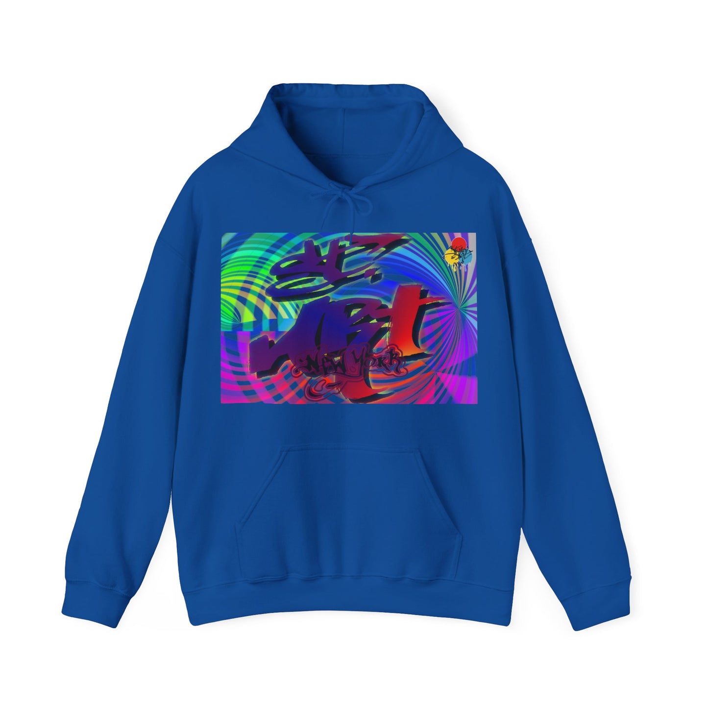 Street ART NYC - Graffiti Swirl Graphic Hoodie.