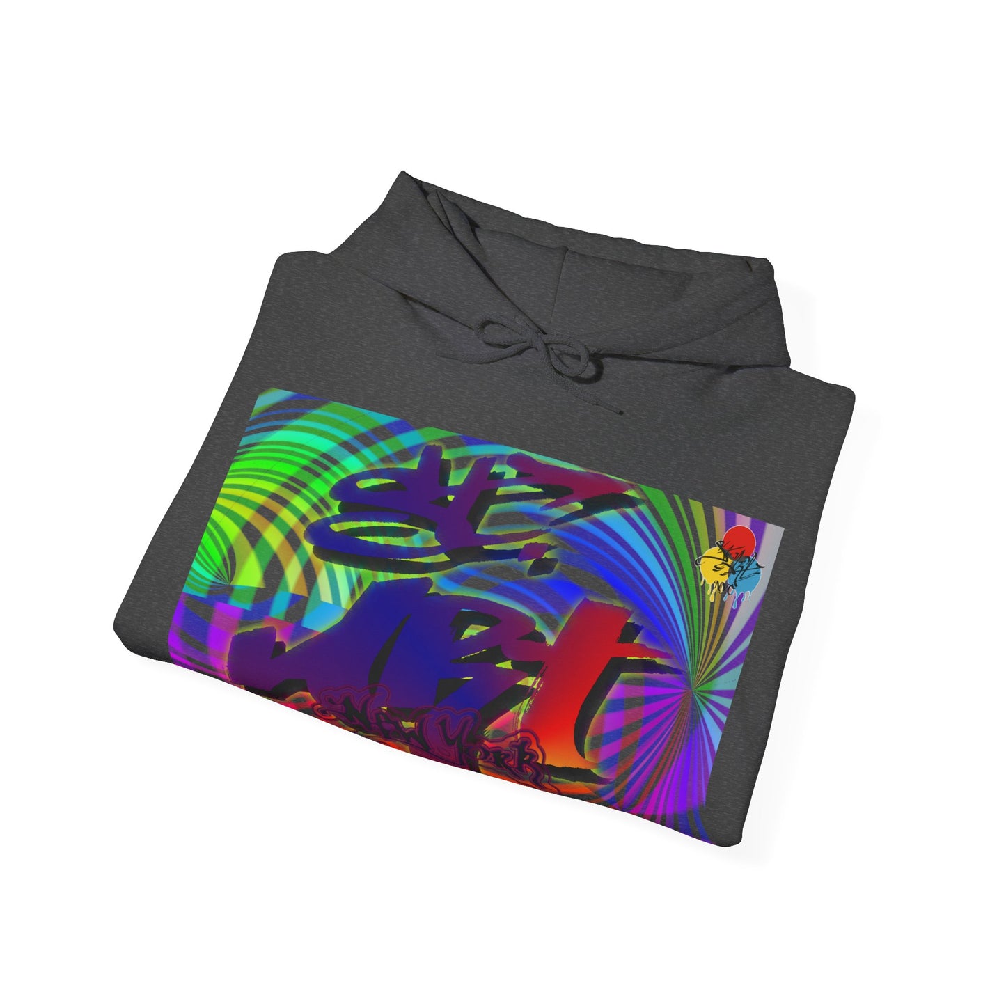 Street ART NYC - Graffiti Swirl Graphic Hoodie.