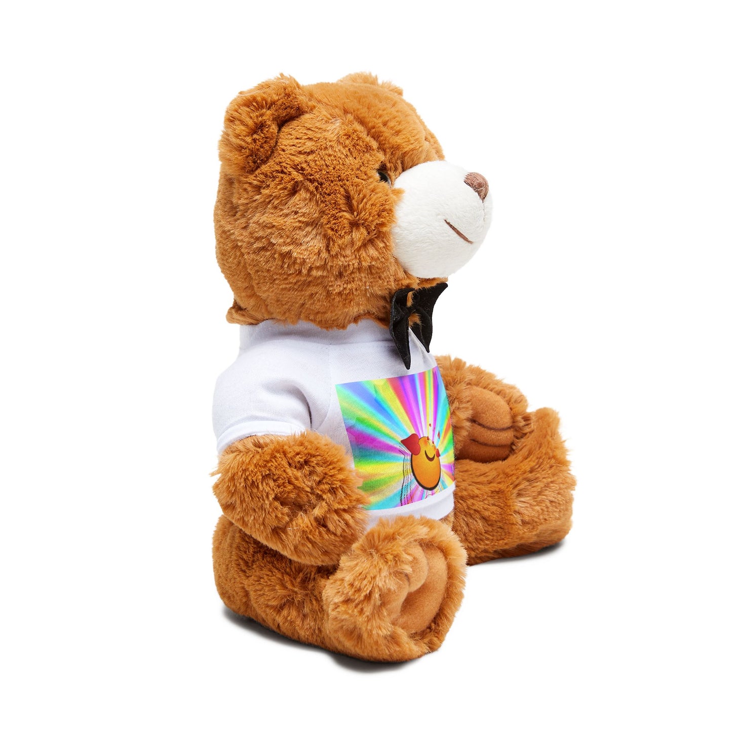 Street ART NYC - Happy Bear Teddy with Graffiti Emoji Tee