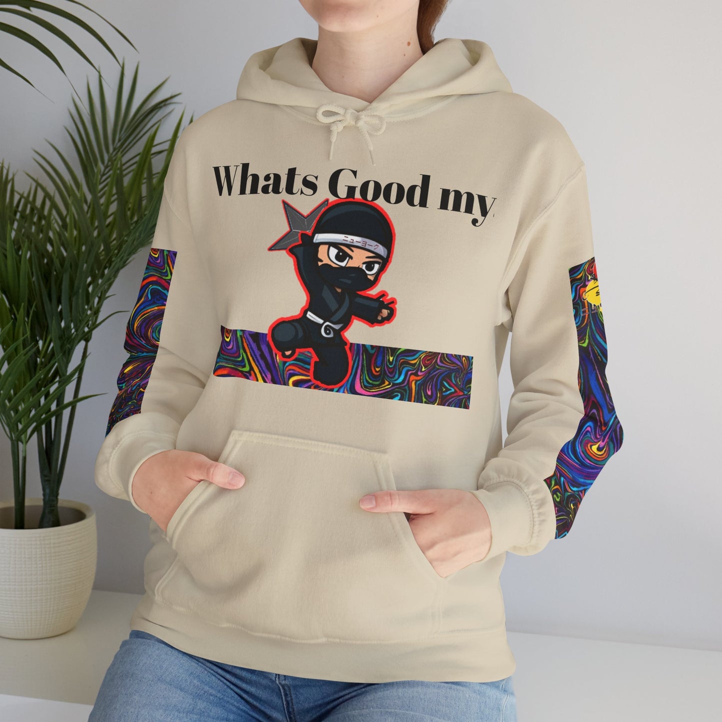 Whats Good MY Ninja!? Unisex Heavy Blend™ Hooded Sweatshirt