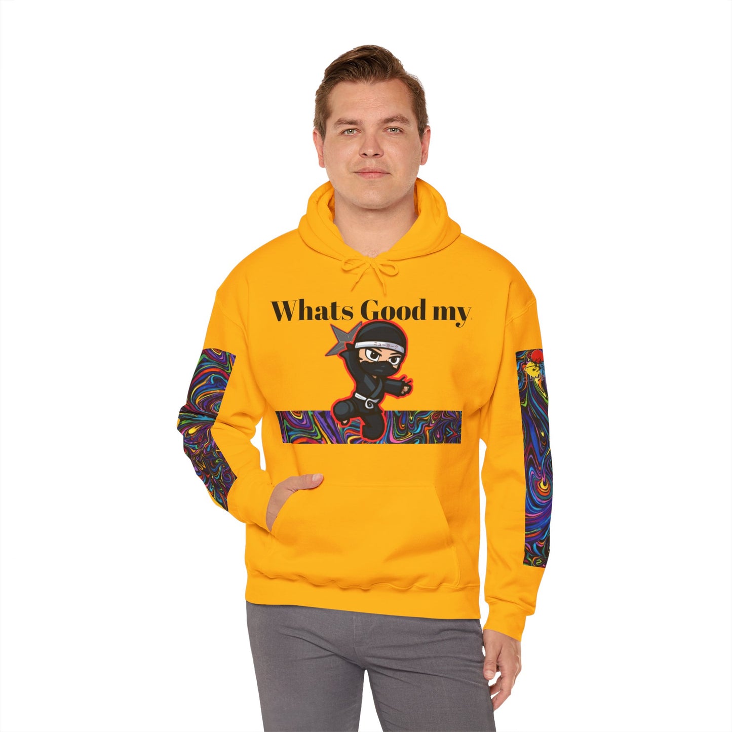 Whats Good MY Ninja!? Unisex Heavy Blend™ Hooded Sweatshirt