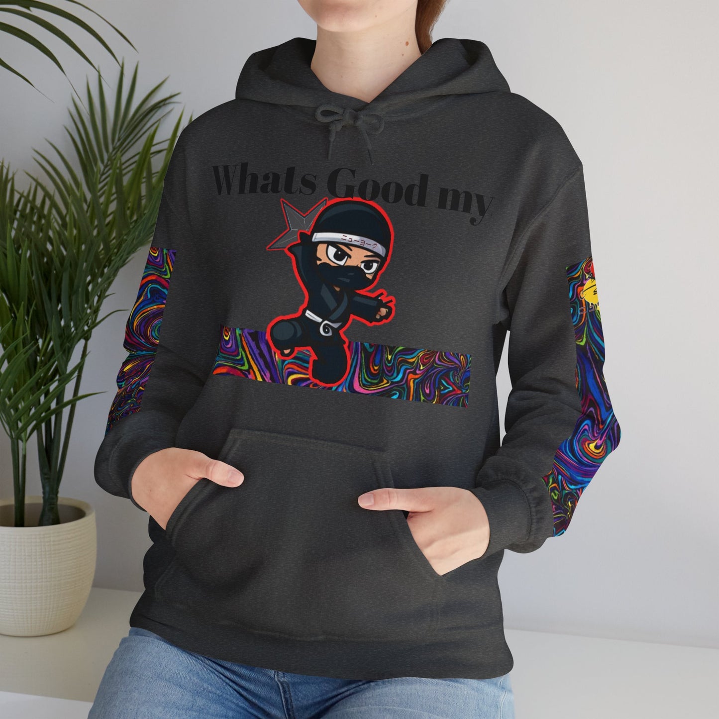 Whats Good MY Ninja!? Unisex Heavy Blend™ Hooded Sweatshirt