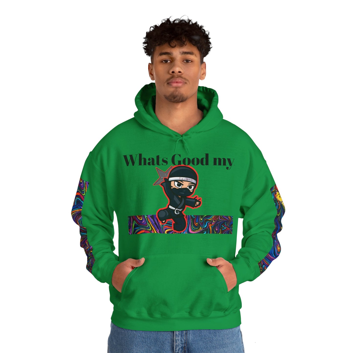 Whats Good MY Ninja!? Unisex Heavy Blend™ Hooded Sweatshirt