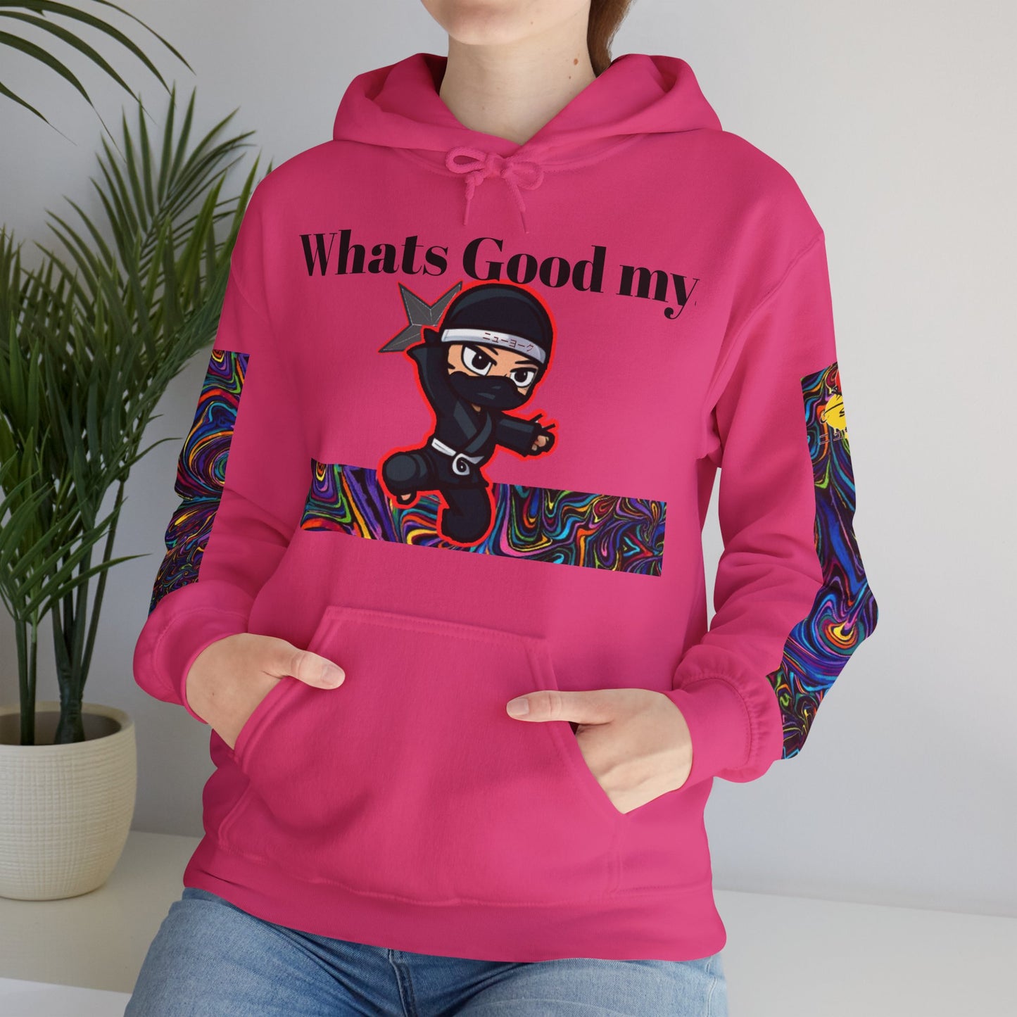 Whats Good MY Ninja!? Unisex Heavy Blend™ Hooded Sweatshirt