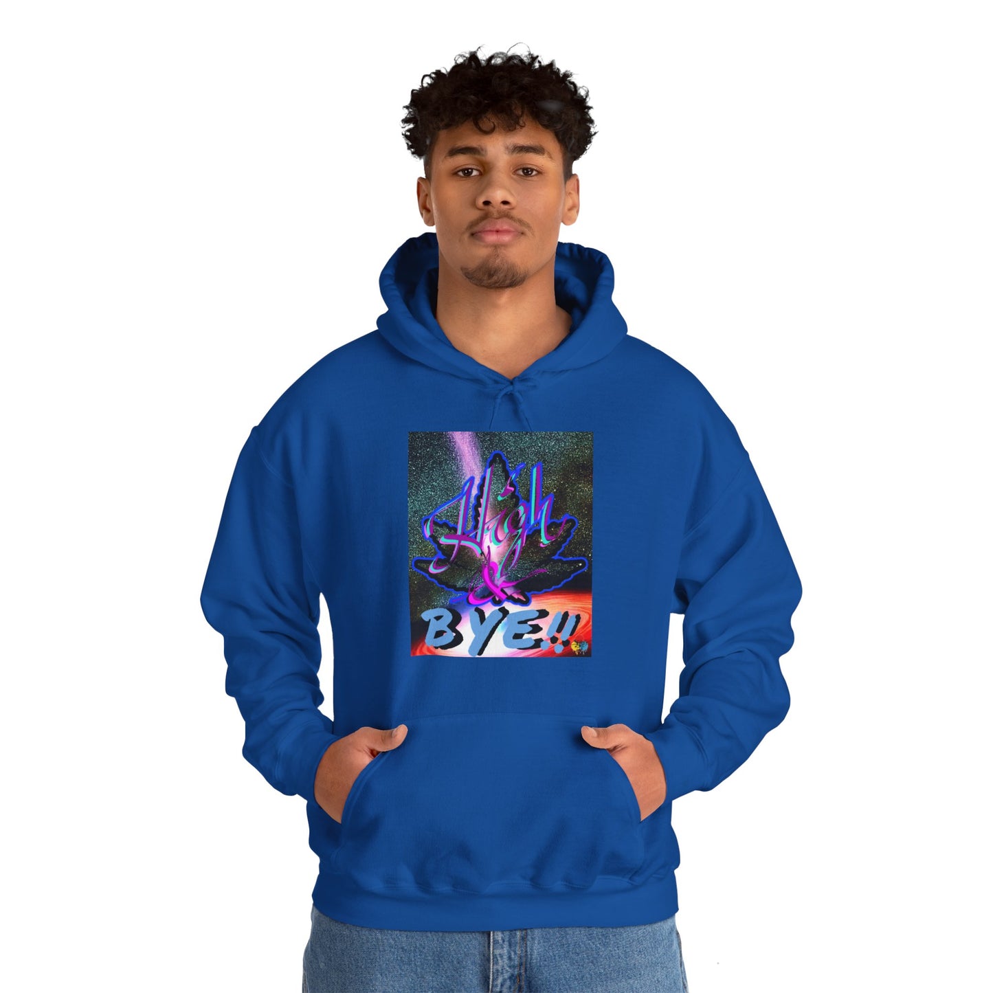 High and BYE! Unisex weed Hoodie