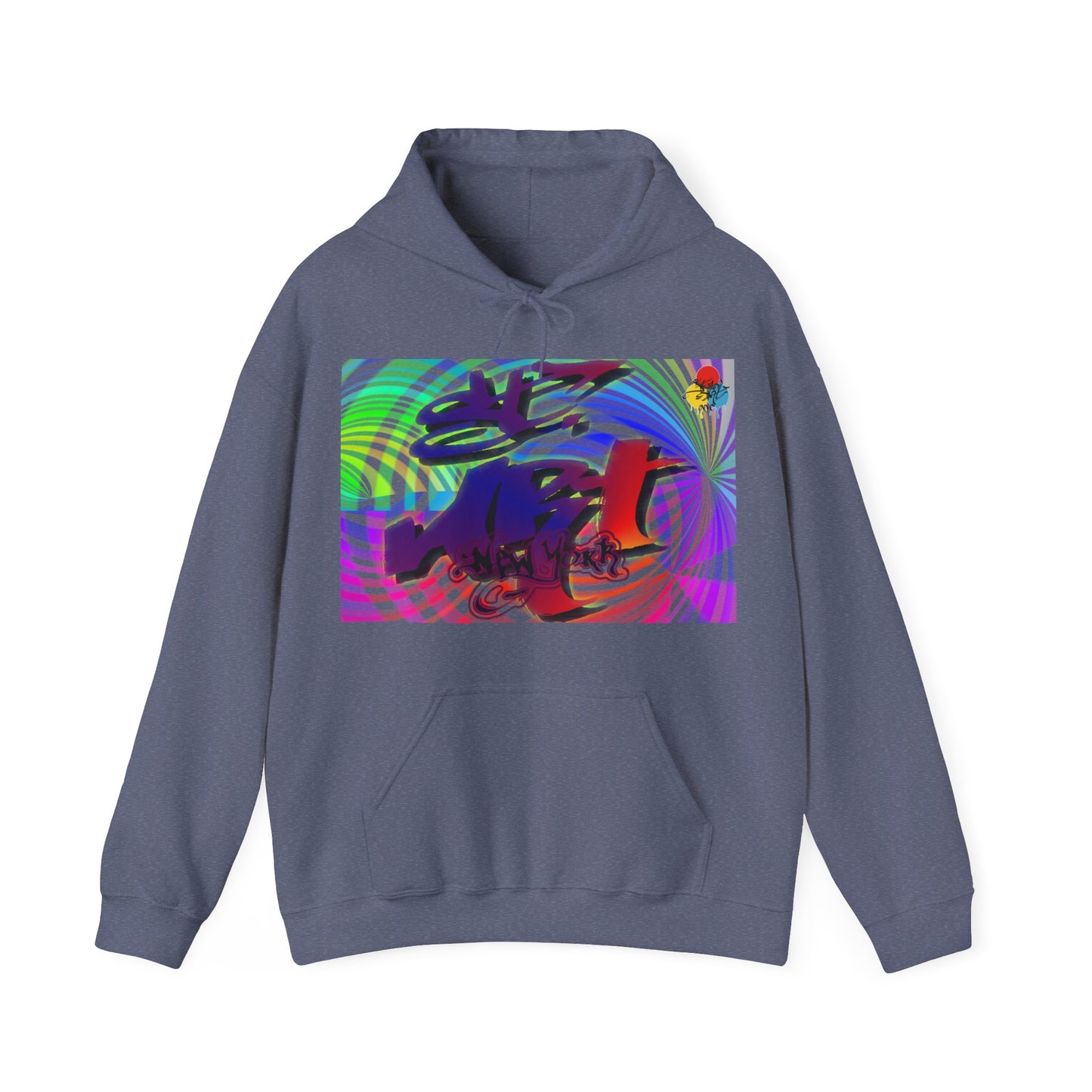 Street ART NYC - Graffiti Swirl Graphic Hoodie.