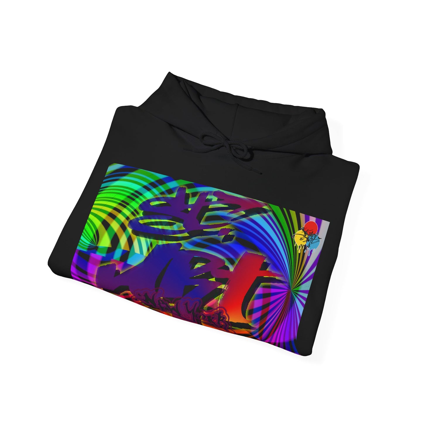 Street ART NYC - Graffiti Swirl Graphic Hoodie.