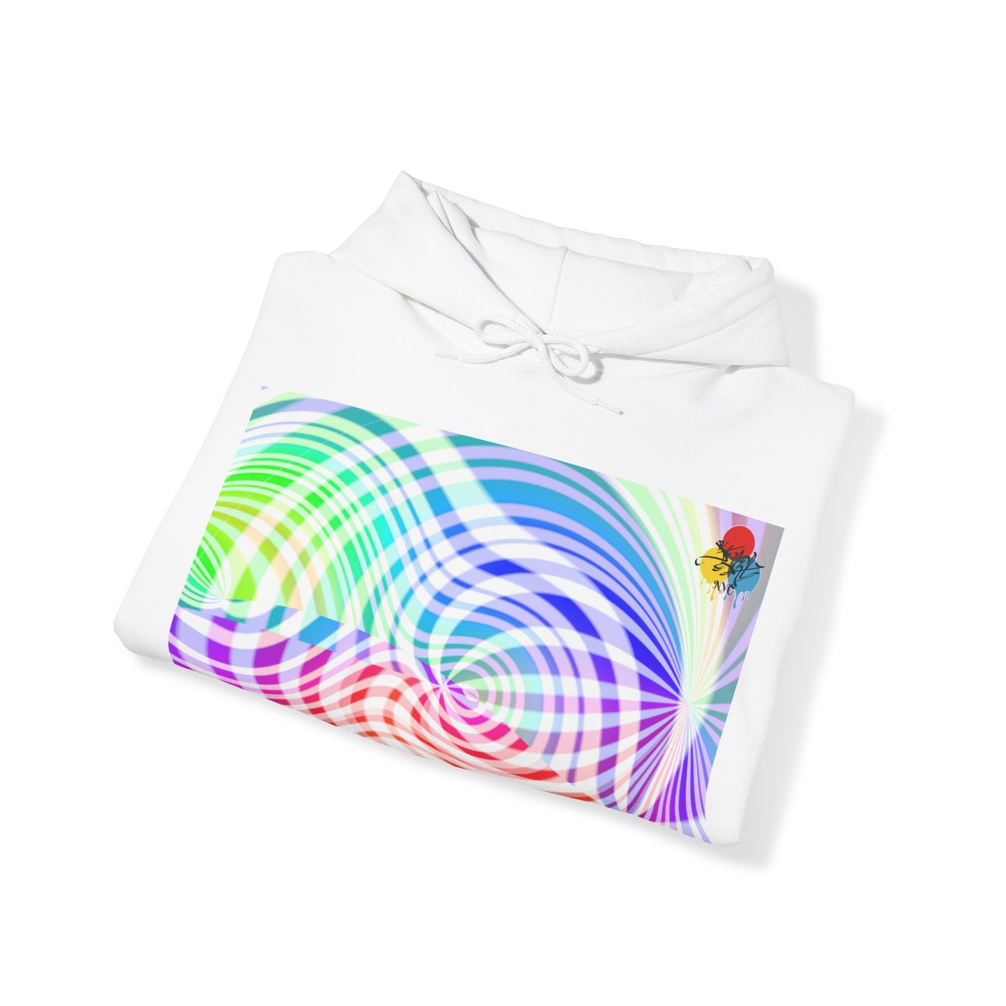 Colorfully Swirled Hoodie