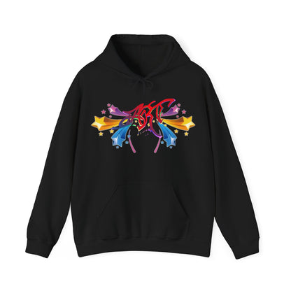 Star Burst Graffiti Hoodie — Luxury NYC Streetwear