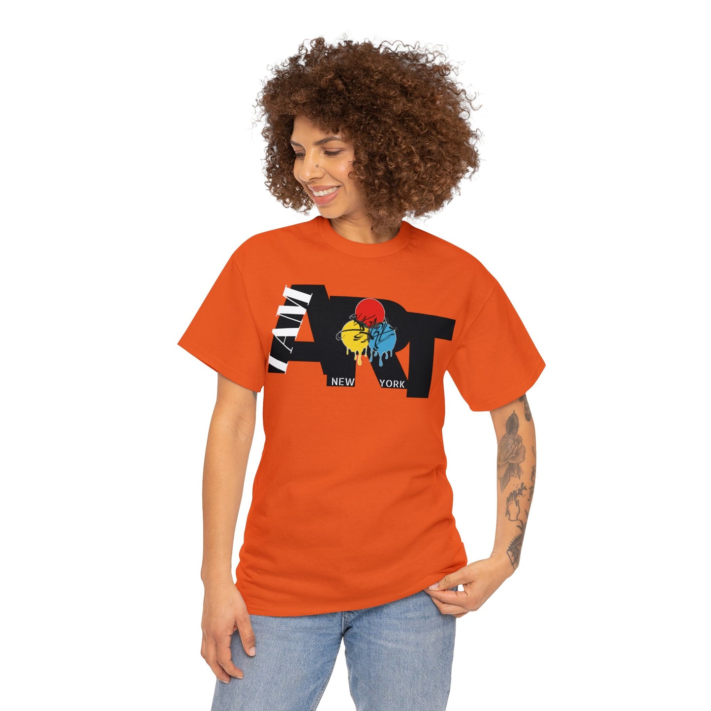 I AM ART Unisex Heavy Cotton Tee