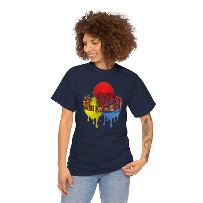 St.ART-NYC Logo Stencil Tee — Futuristic Streetwear Graphic T-Shirt