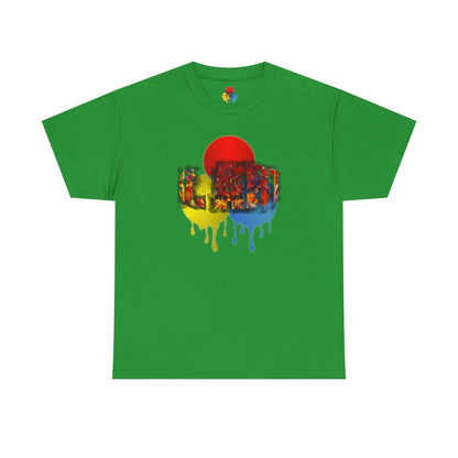 St.ART-NYC Logo Stencil Tee — Futuristic Streetwear Graphic T-Shirt