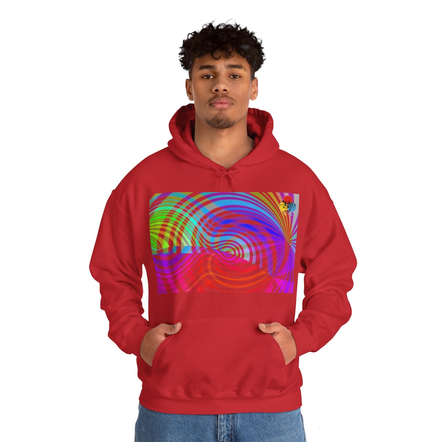 Colorfully Swirled Hoodie