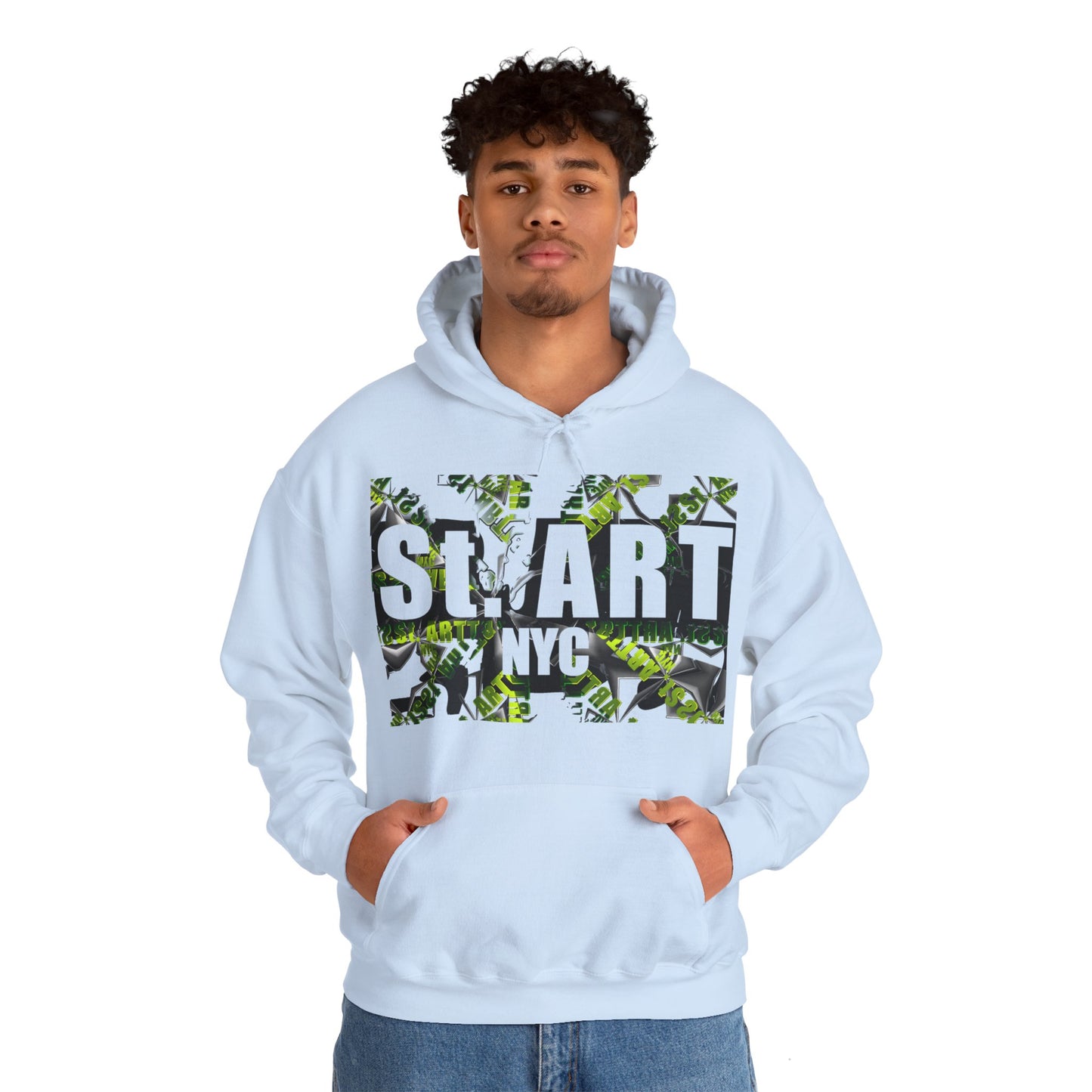 St. ART Reverse shaded graphic Hoodie