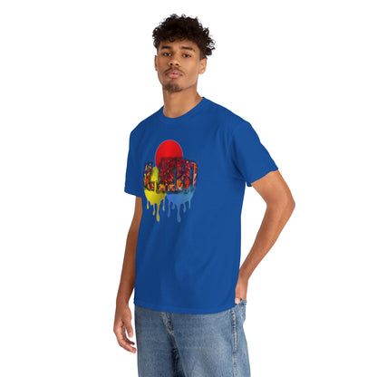 St.ART-NYC Logo Stencil Tee — Futuristic Streetwear Graphic T-Shirt