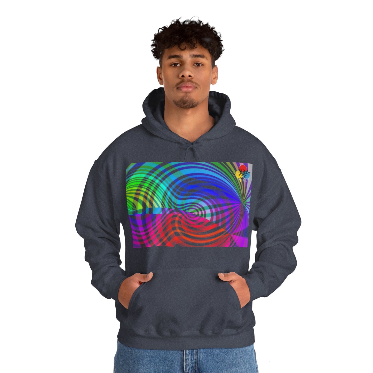 Colorfully Swirled Hoodie