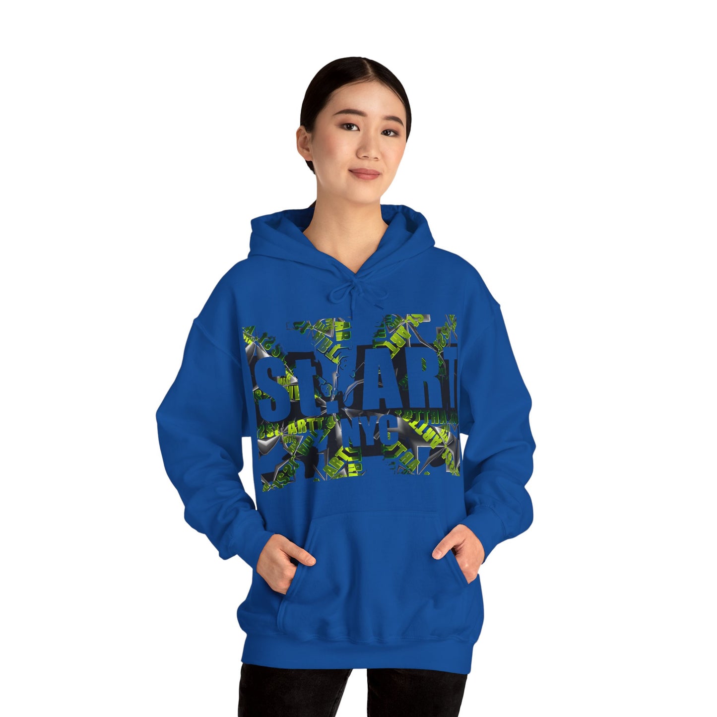 St. ART Reverse shaded graphic Hoodie