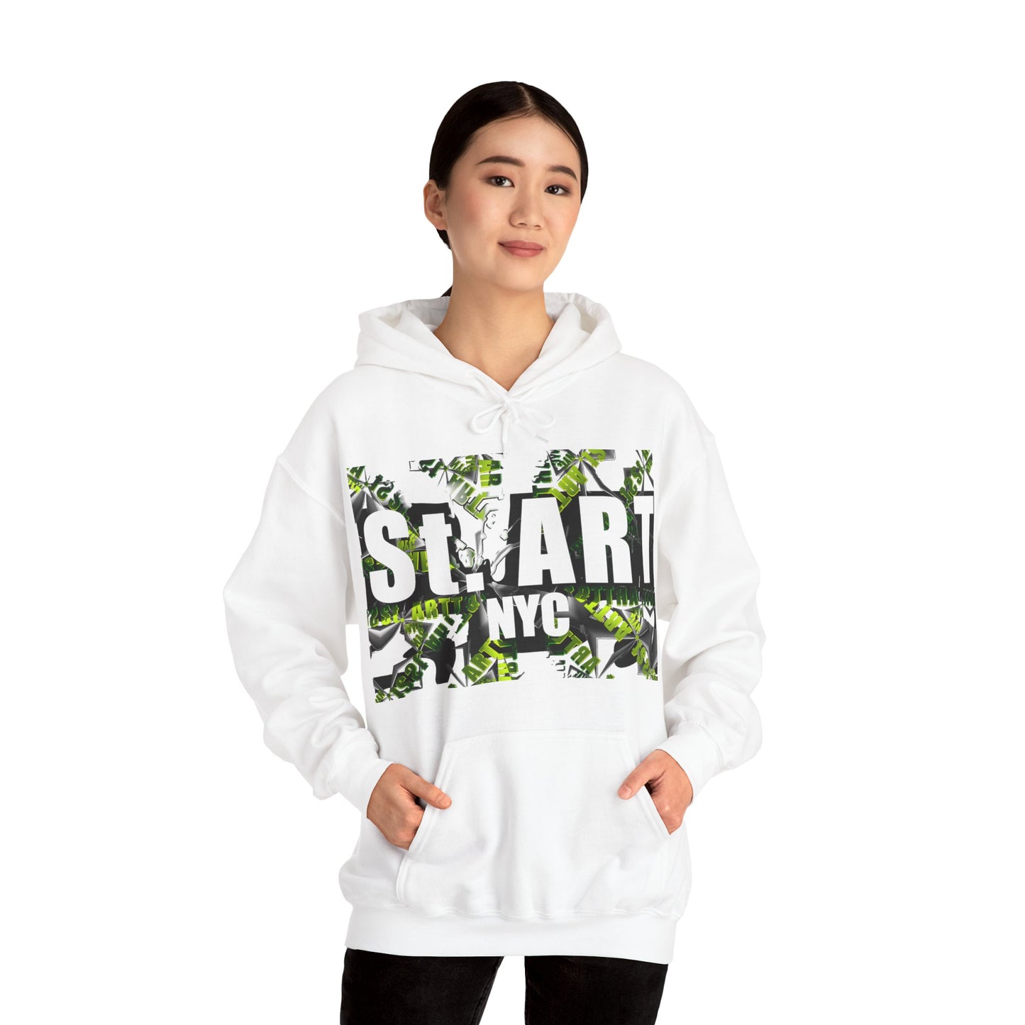 St. ART Reverse shaded graphic Hoodie