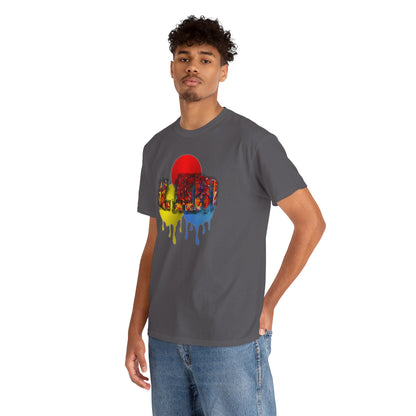 St.ART-NYC Logo Stencil Tee — Futuristic Streetwear Graphic T-Shirt
