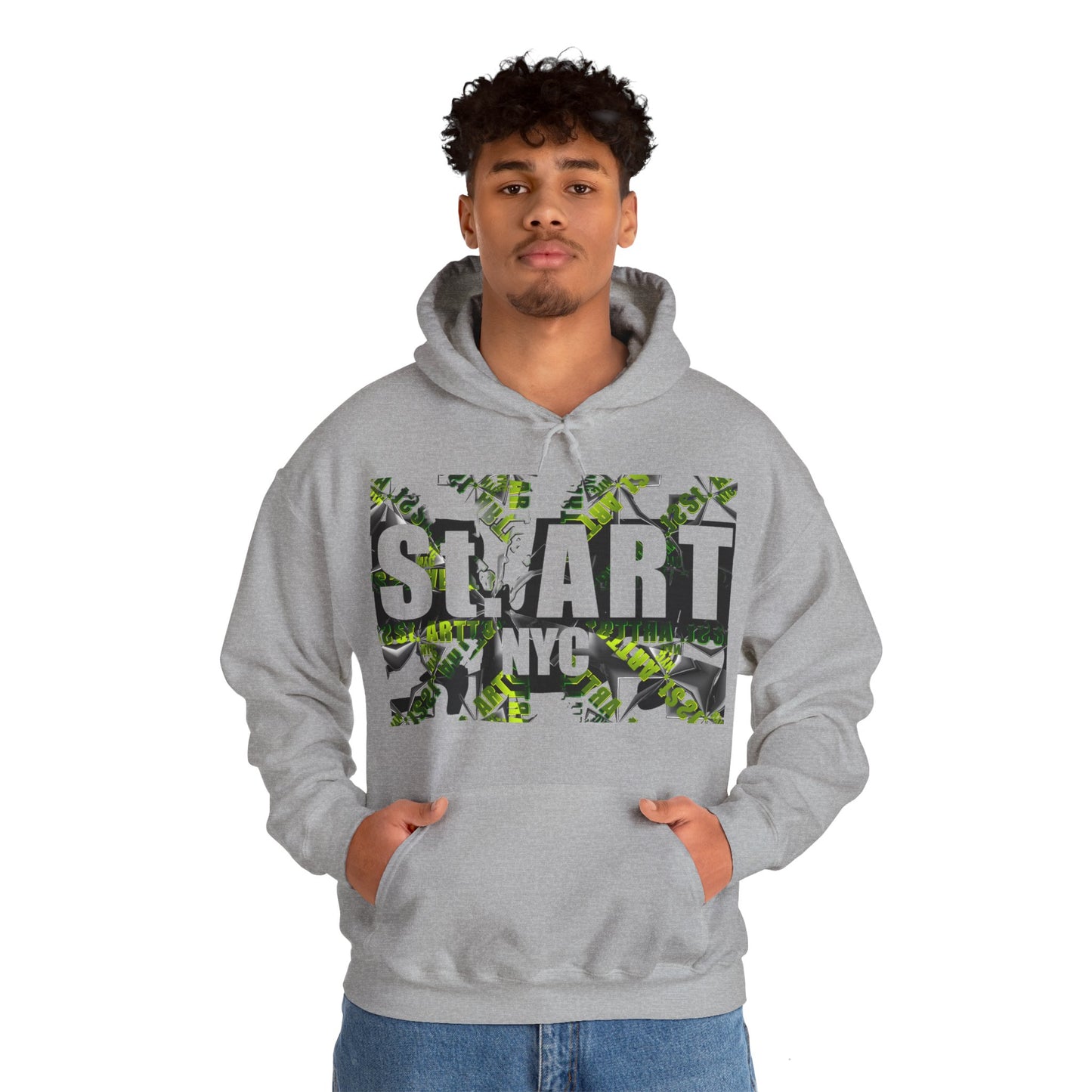 St. ART Reverse shaded graphic Hoodie