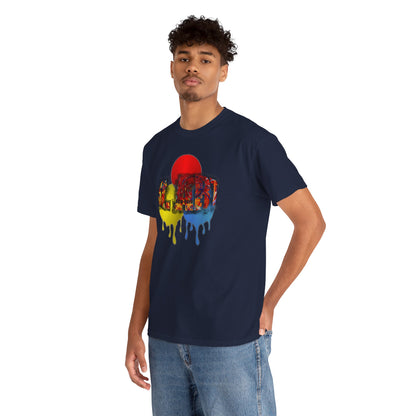 St.ART-NYC Logo Stencil Tee — Futuristic Streetwear Graphic T-Shirt