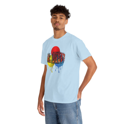 St.ART-NYC Logo Stencil Tee — Futuristic Streetwear Graphic T-Shirt